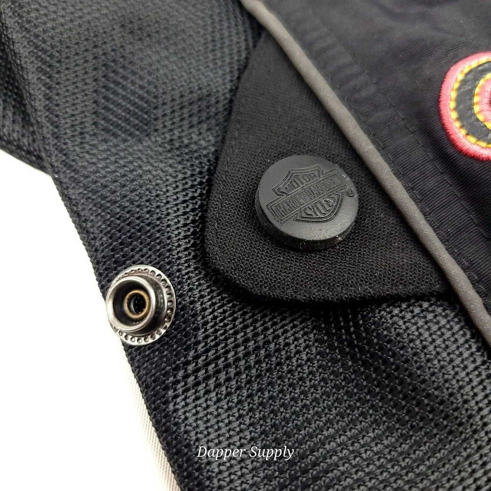 Harley Davidson Ladies Riding Jacket Size Small Black‎ HDMC 1903 #1